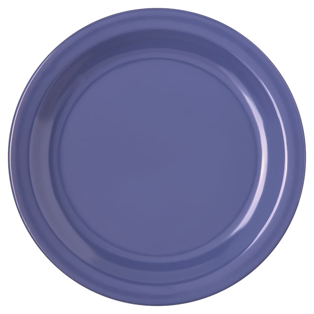 Carlisle 7 1/4" Round Melamine Salad Plate, Ocean Blue (4350314)