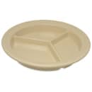 Carlisle 9" Round Melamine Dinner Plate, Tan (4351625) thumbnail 2