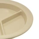 Carlisle 9" Round Melamine Dinner Plate, Tan (4351625) thumbnail 3
