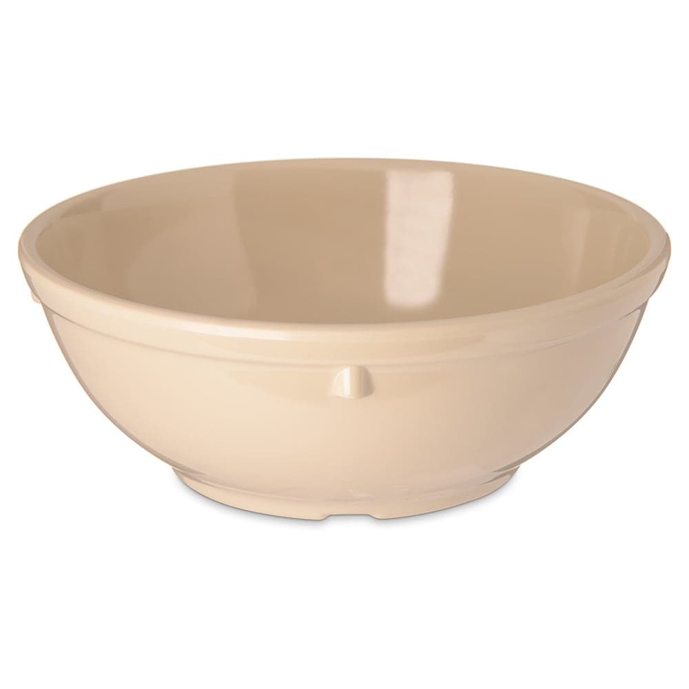 Carlisle 16 oz Round Melamine Nappie Bowl, Tan (4352025)