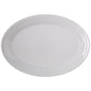 Carlisle 12"  x 8-1/2" Oval Dallas Ware Platter - Melamine, White (4356002) thumbnail 2