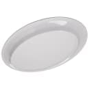 Carlisle 12"  x 8-1/2" Oval Dallas Ware Platter - Melamine, White (4356002) thumbnail 4