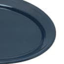 Carlisle 12"  x 8 1/2" Oval Dallas Ware Platter - Melamine, Cafe Blue (4356035) thumbnail 3