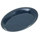 Carlisle 12"  x 8 1/2" Oval Dallas Ware Platter - Melamine, Cafe Blue (4356035) thumbnail 4