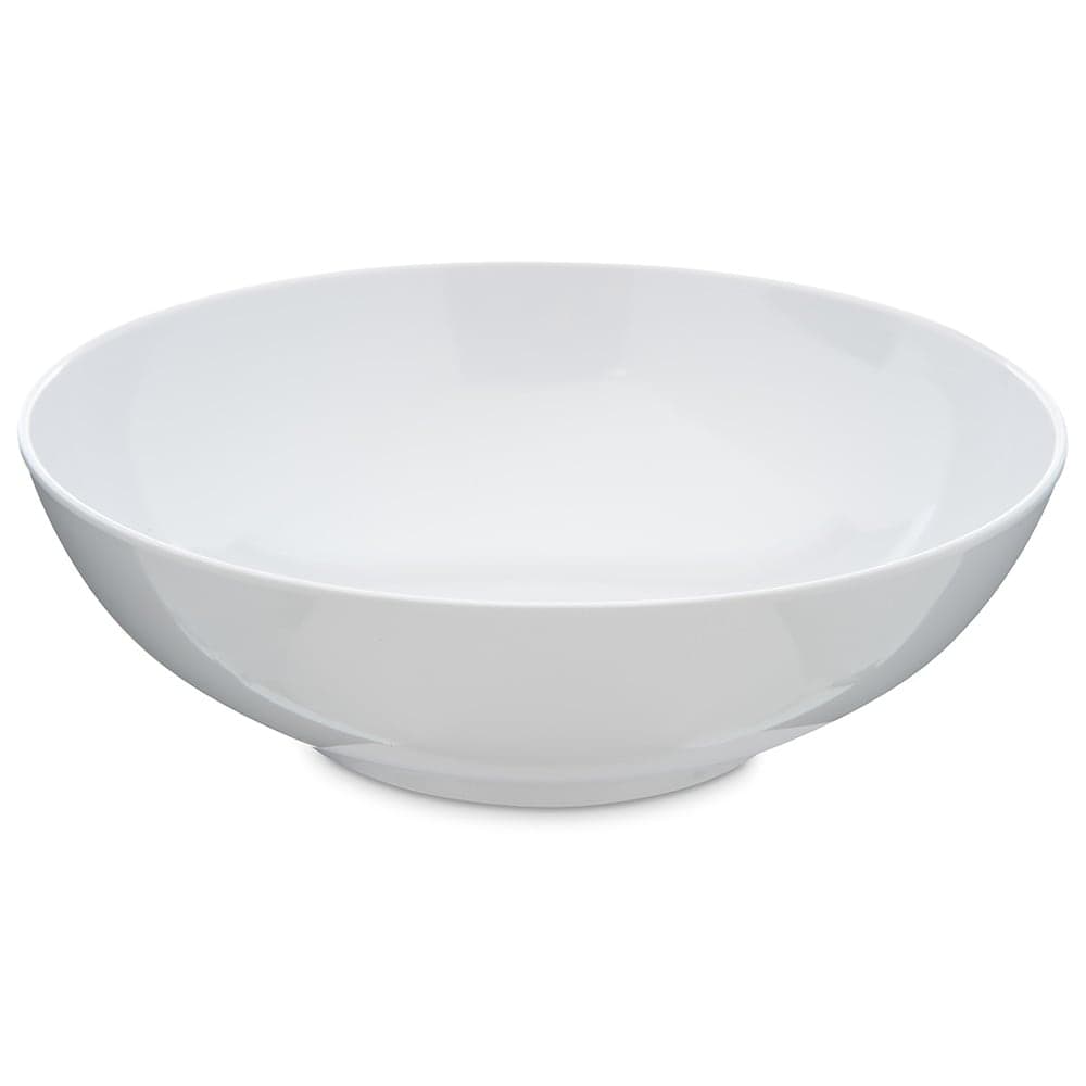 Carlisle 40 oz Round Melamine Serving Bowl, White (4381302)