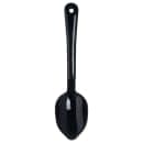Carlisle 11" Solid Serving Spoon - Plastic, Black (441003) thumbnail 2