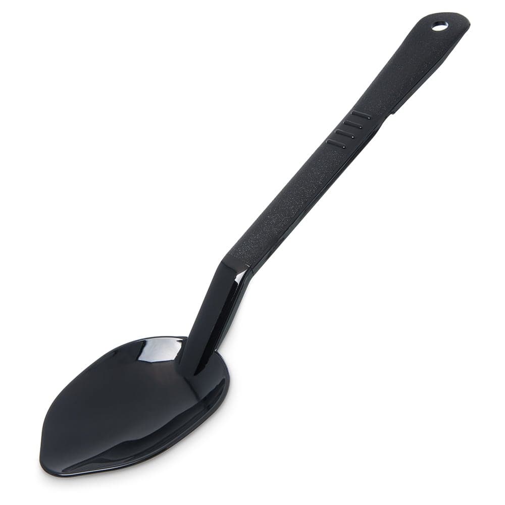 Carlisle 13" Solid Serving Spoon - Plastic, Black (442503)