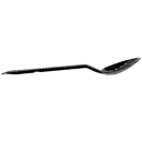 Carlisle 13" Perforated Serving Spoon - Plastic, Black (442603) thumbnail 3