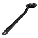 Carlisle 13" Perforated Serving Spoon - Plastic, Black (442603) thumbnail 4