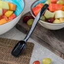 Carlisle 8"L Solid Salad/Buffet Spoon w/  1/2 oz Capacity, Plastic, Black (446003) thumbnail 5