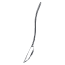 Carlisle 8"L Solid Salad/Buffet Spoon w/  1/2 oz Capacity, Plastic, Clear (446007) thumbnail 3