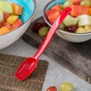 Carlisle 8"L Solid Salad/Buffet Spoon w/  1/2 oz Capacity, Plastic, Red (446005) thumbnail 5