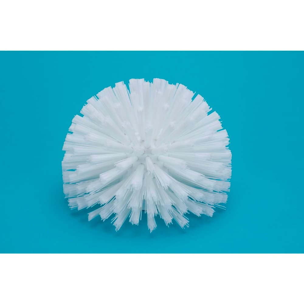 Carlisle 6" Round Pipe & Valve Brush - Polyester Bristles, White (45006EC02)