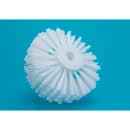 Carlisle 6" Round Pipe & Valve Brush - Polyester Bristles, White (45006EC02) thumbnail 4