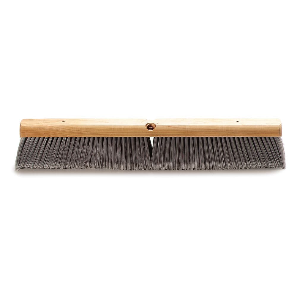 Carlisle 24" Push Broom Head w/ Polypropylene Bristles, Gray (4501423)