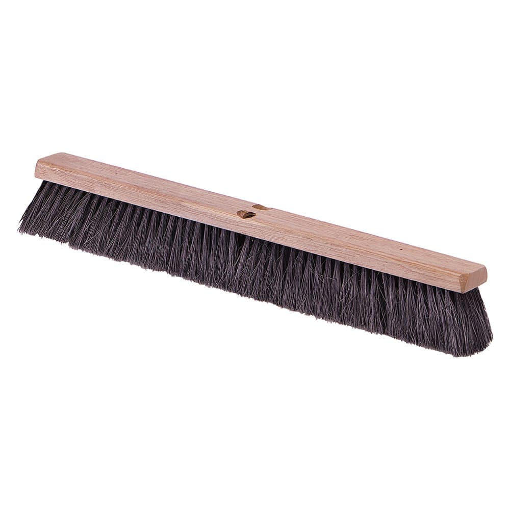 Carlisle 24" Push Broom Head w/ Tampico Bristles, Black (4505403)