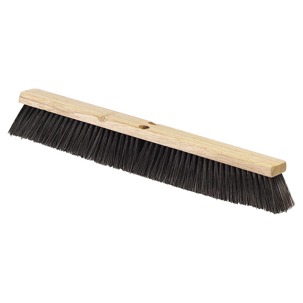 Carlisle 24" Push Broom Head w/ Polypropylene Bristles, Black (4507303)