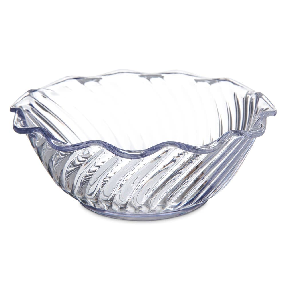 Carlisle 13 oz Tulip Bowl - Plastic, Clear (453307)