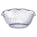 Carlisle 13 oz Tulip Bowl - Plastic, Clear (453307) thumbnail 4