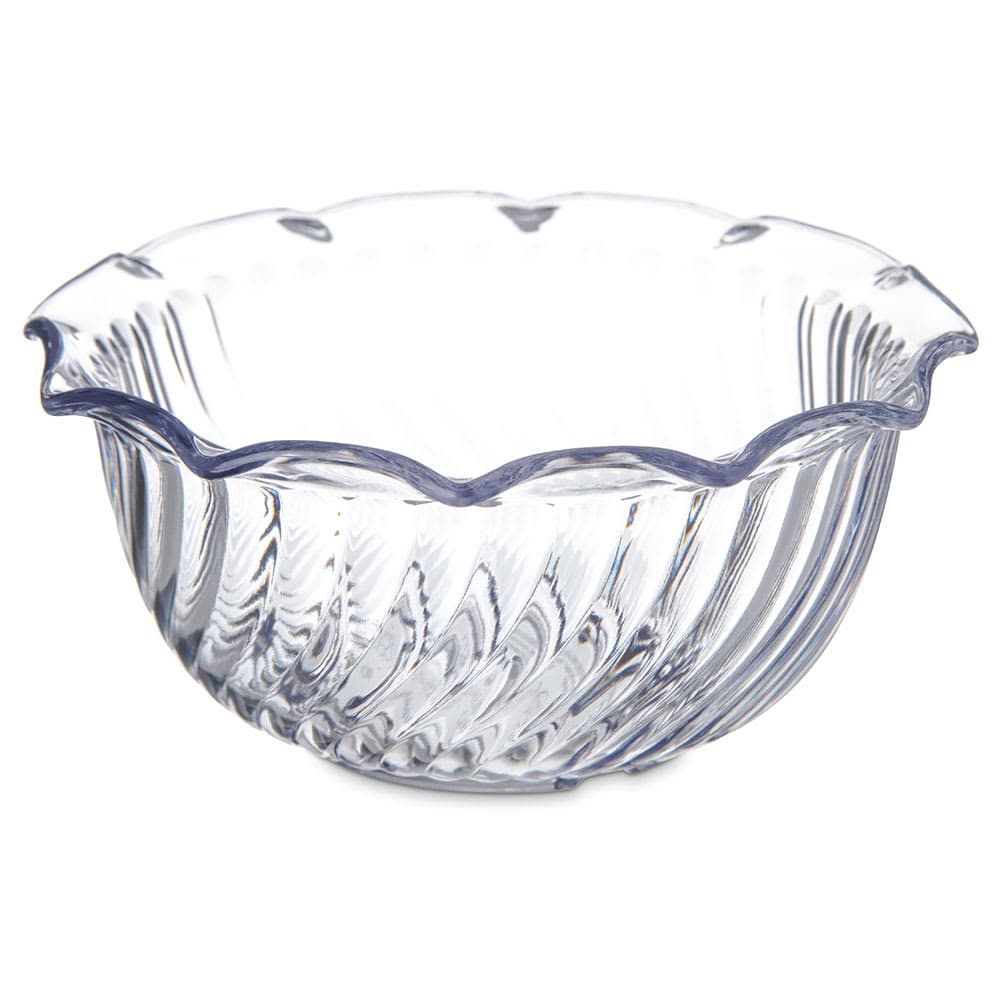 Carlisle 8 oz Tulip Berry Dish - Plastic, Clear (453507)