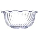 Carlisle 8 oz Tulip Berry Dish - Plastic, Clear (453507) thumbnail 2