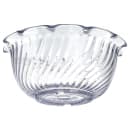 Carlisle 8 oz Tulip Berry Dish - Plastic, Clear (453507) thumbnail 4
