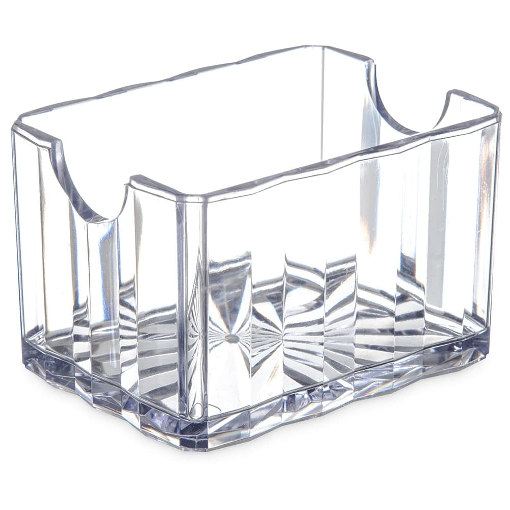 Carlisle Rectangular Sugar Caddy - Plastic, Clear (454907)