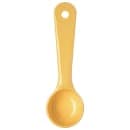 Carlisle 1 oz Solid Portion Spoon w/ Flat Bottom, Plastic, Yellow (492104) thumbnail 2