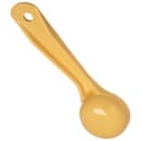 Carlisle 1 oz Solid Portion Spoon w/ Flat Bottom, Plastic, Yellow (492104) thumbnail 4