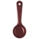 Carlisle 1 1/2 oz Solid Portion Spoon w/ Flat Bottom, Plastic, Reddish Brown (492201) thumbnail 2