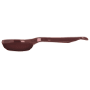 Carlisle 1 1/2 oz Solid Portion Spoon w/ Flat Bottom, Plastic, Reddish Brown (492201) thumbnail 3