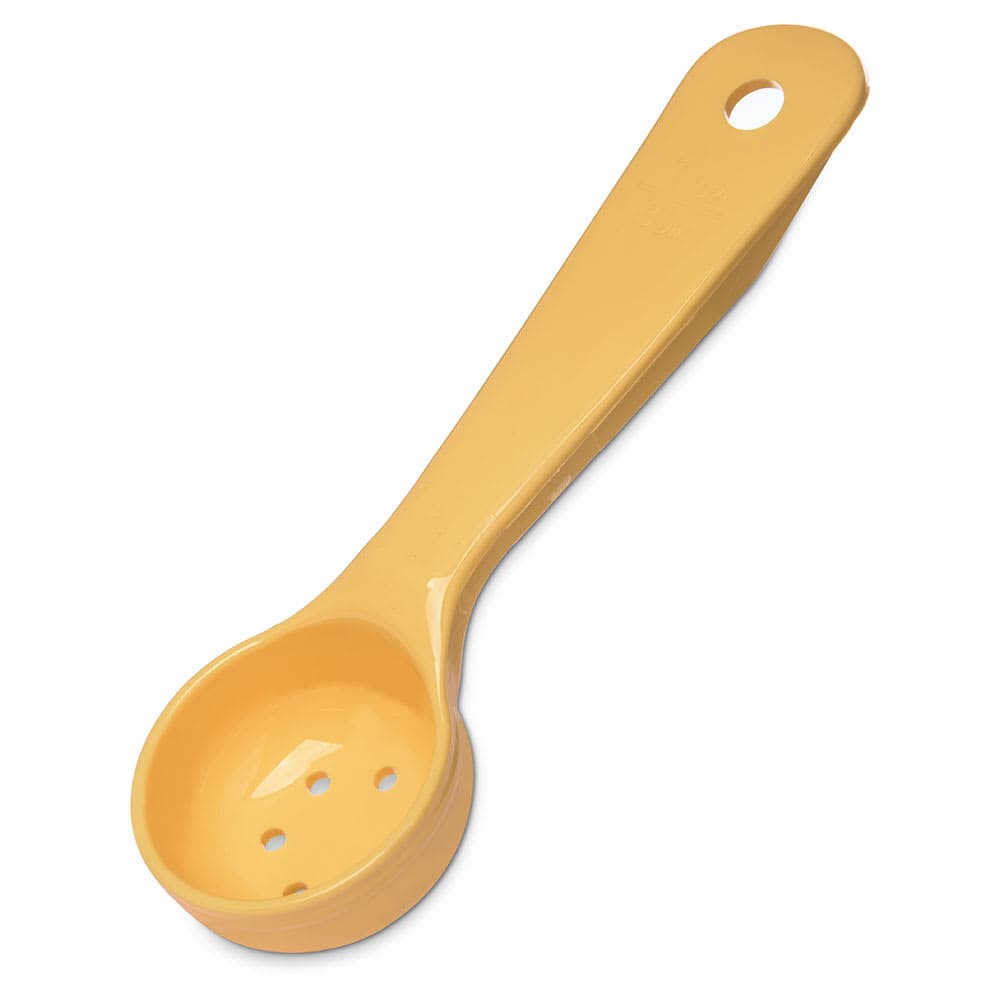 Carlisle 1 oz Perforated Measure Misers® Portion Spoon, Yellow (492304)