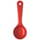 Carlisle 2 oz Solid Portion Spoon w/ Flat Bottom, Plastic, Red (492405) thumbnail 2