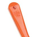 Carlisle 2 1/2 oz Solid Portion Spoon w/ Flat Bottom, Plastic, Orange (492524) thumbnail 2
