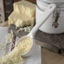 Carlisle 3 oz Solid Portion Spoon w/ Flat Bottom, Plastic, White (492602) thumbnail 5