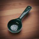 Carlisle 4 oz Perforated Portion Spoon w/ Flat Bottom, Plastic, Forest Green (492908) thumbnail 2