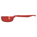 Carlisle 2 oz Perforated Portion Spoon w/ Flat Bottom, Plastic, Red (496205) thumbnail 3