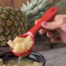 Carlisle 2 oz Perforated Portion Spoon w/ Flat Bottom, Plastic, Red (496205) thumbnail 5