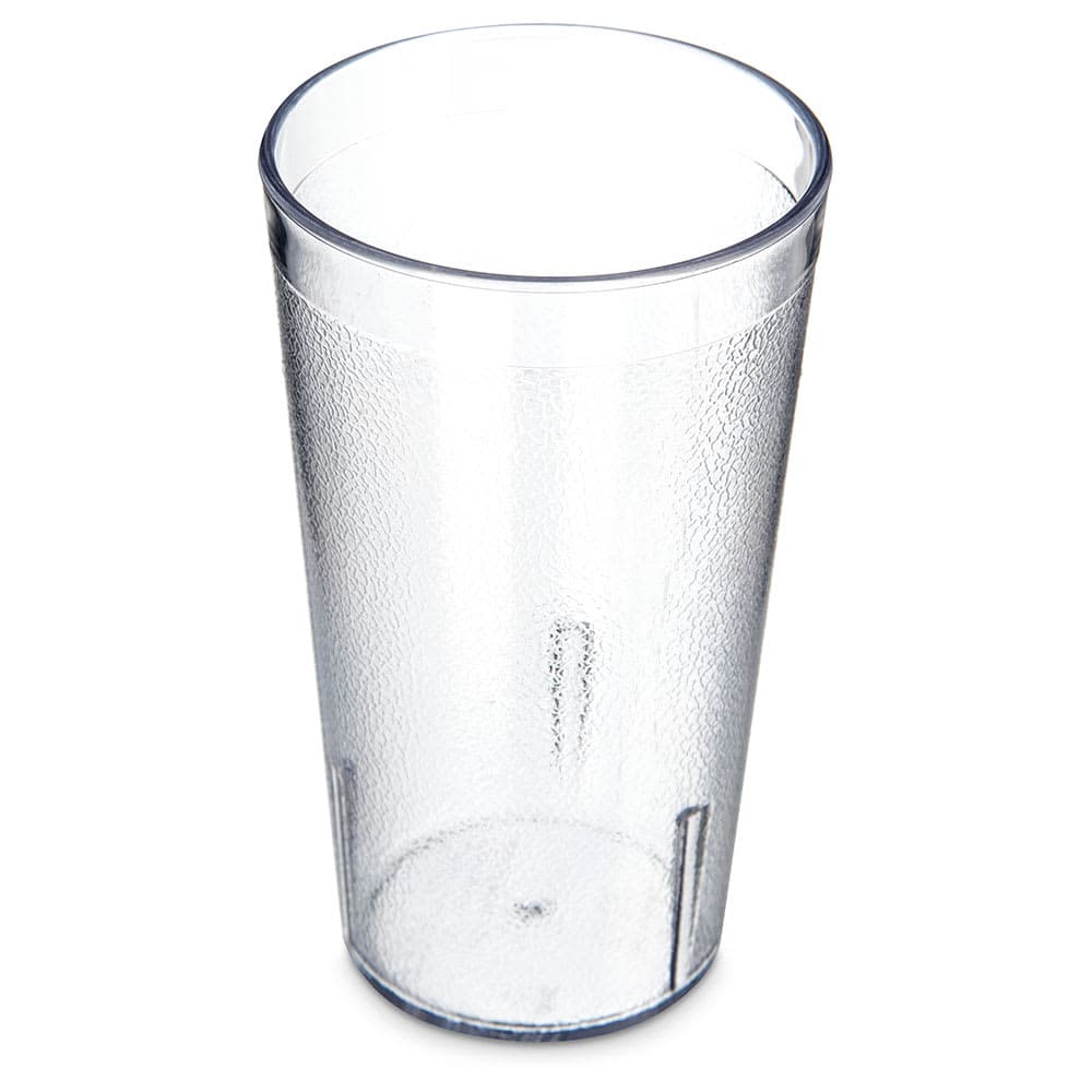 Carlisle 12 oz Clear Textured Plastic Tumbler (5212-207)