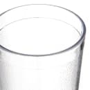 Carlisle 12 oz Clear Textured Plastic Tumbler (5212-207) thumbnail 3