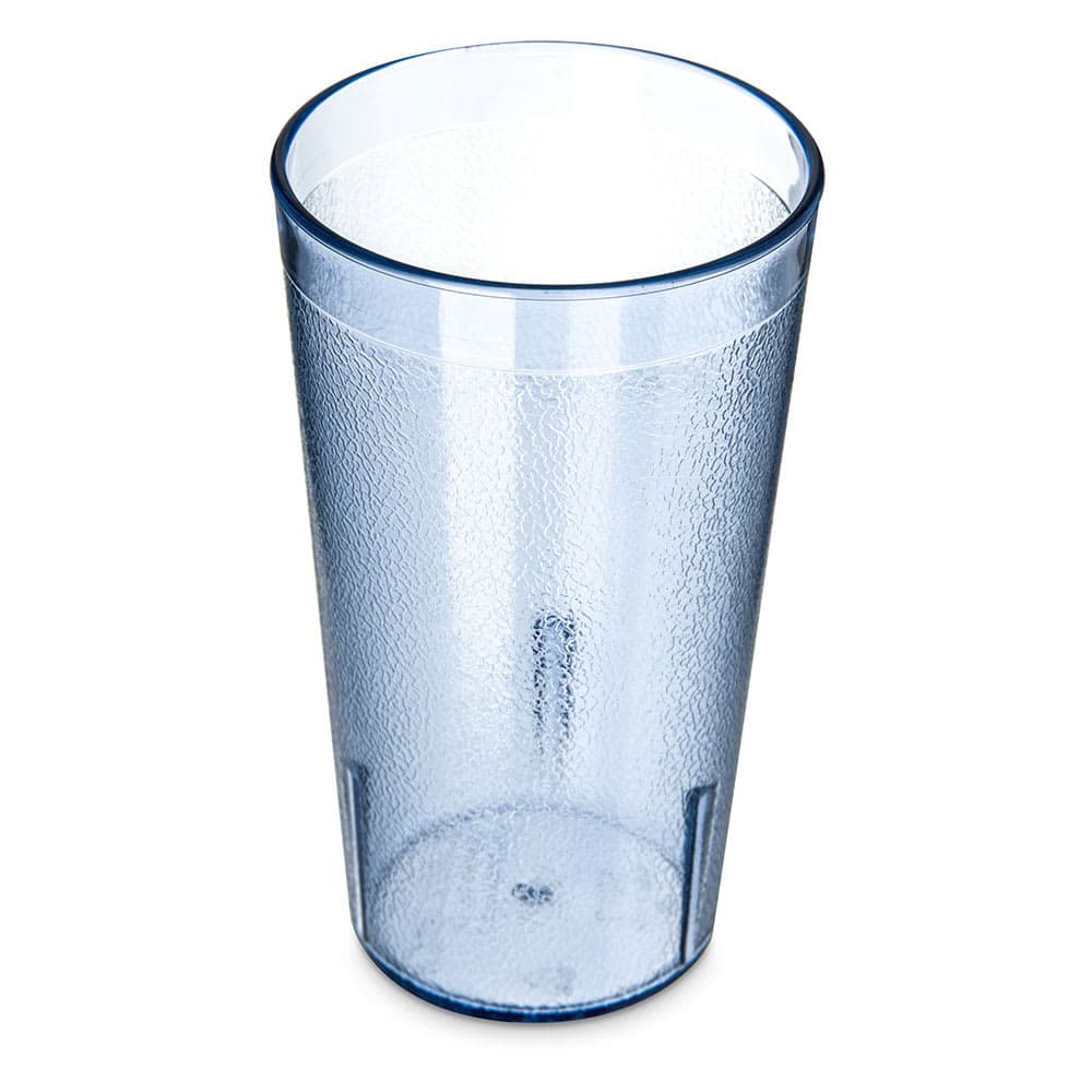 Carlisle 12 oz Blue Textured Plastic Tumbler (521254)