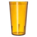 Carlisle 12 oz Amber Textured Plastic Tumbler (521213) thumbnail 3