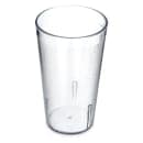 Carlisle 12 oz Clear Textured Plastic Tumbler (521207) thumbnail 2