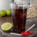 Carlisle 12 oz Clear Textured Plastic Tumbler (521207) thumbnail 5