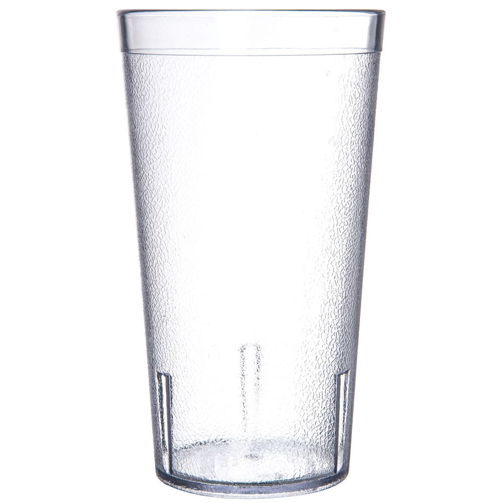 Carlisle 16 oz Clear Textured Plastic Tumbler (5216-207)