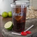 Carlisle 16 oz Clear Textured Coca Cola® Plastic Tumbler (52163550E) thumbnail 5