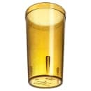 Carlisle 16 oz Amber Textured Plastic Tumbler (521613) thumbnail 2