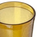 Carlisle 16 oz Amber Textured Plastic Tumbler (521613) thumbnail 4