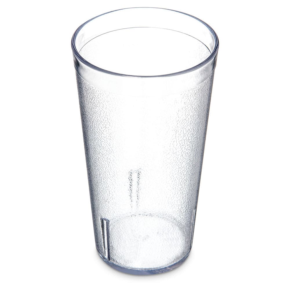 Carlisle 16 oz Clear Textured Plastic Tumbler (521607)