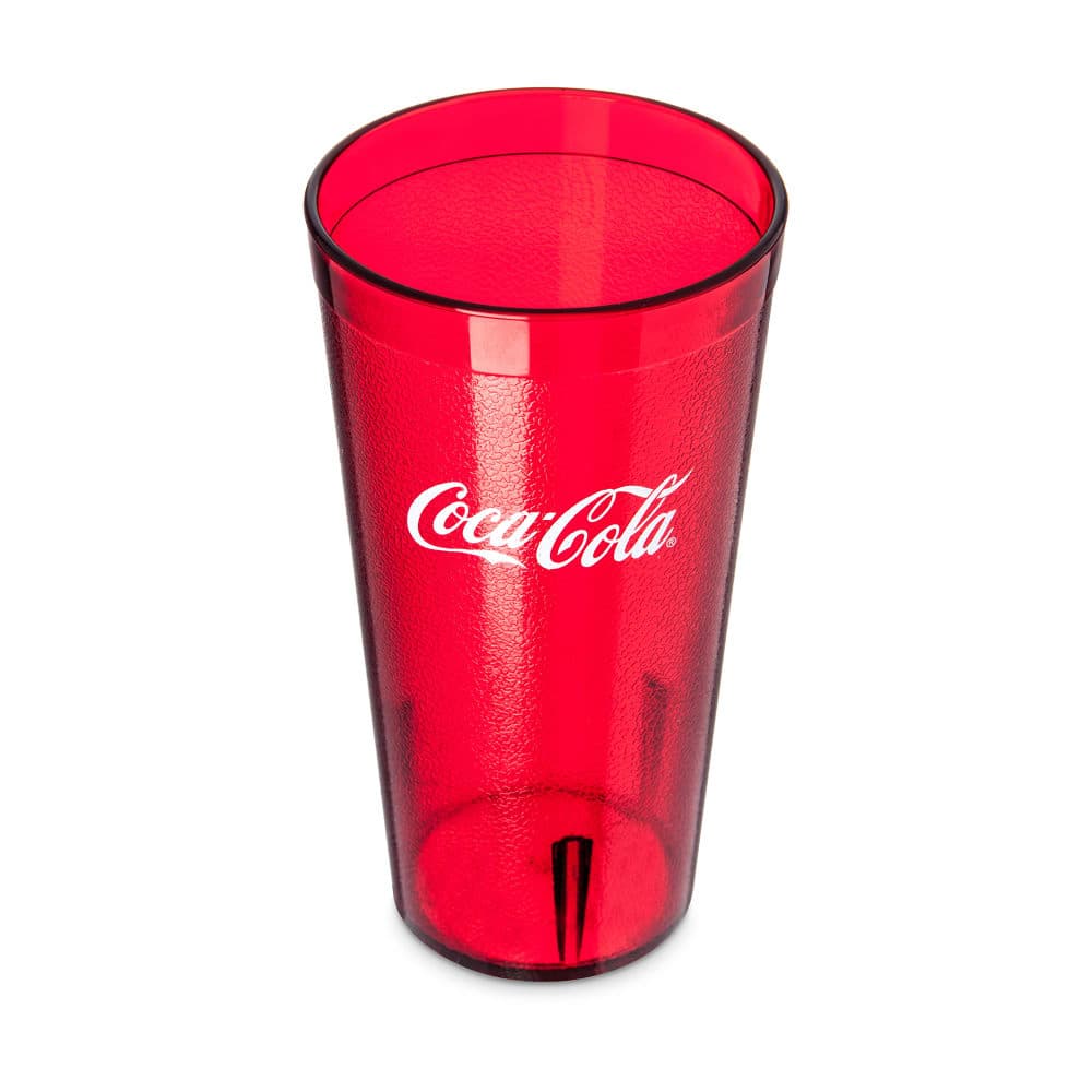 Carlisle 20 oz Ruby Textured Coca Cola® Plastic Tumbler (52203550)